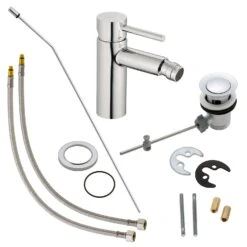 Kronenbach AQA 2.0 Bidet-Einhebelmischer Mit Ablaufgarnitur -Kronenbach hersteller kronenbach aqa 2 bidet einhebelmischer 4172768