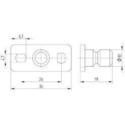 Kronenbach Plana 2.0 Handtuchring -Kronenbach hersteller kronenbach bad accessoires plana 2 3566744
