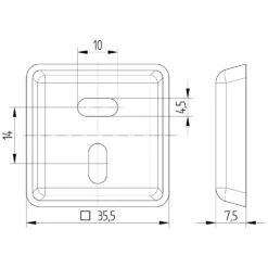 Kronenbach Quara Papierhalter Ohne Deckel -Kronenbach hersteller kronenbach bad accessoires strata papierhalter 3566684