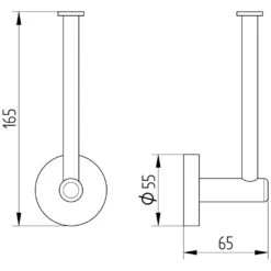 Kronenbach Styla-X 2.0 Reservepapierhalter -Kronenbach hersteller kronenbach bad accessoires styla x 1620534