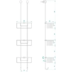 Kronenbach Plana 2.0 Duschkombination 3-fach