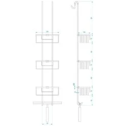 Kronenbach Plana 2.0 Duschkombination 3-fach Variante
