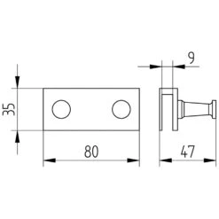 Kronenbach Hakenleiste Für Duschabtrennungen