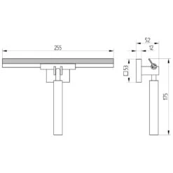 Kronenbach Komfortwischer Mit Wandhalterung Eckig