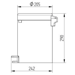 Kronenbach Kosmetikeimer 5 Liter Mit Softclose