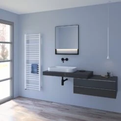 Kronenbach Cube E Elektro-Badheizkörper 50 X 126 Cm Heizpatrone Links