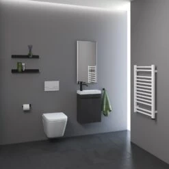 Kronenbach Cube E Elektro-Badheizkörper 50 X 76 Cm Heizpatrone Rechts