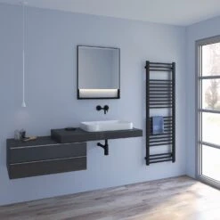 Kronenbach Cube E Elektro-Badheizkörper 60 X 126 Cm Heizpatrone Rechts