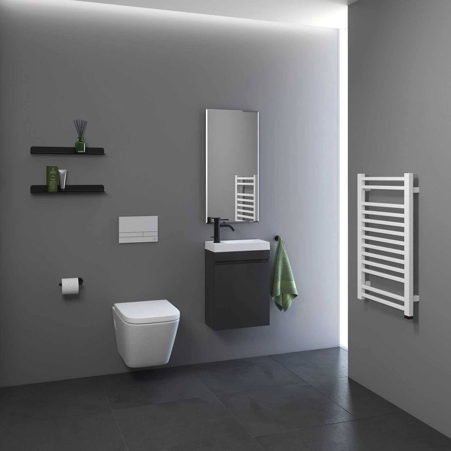 Kronenbach Cube E Elektro-Badheizkörper 60 x 76 cm Heizpatrone rechts Kronenbach Cube E Elektro-Badheizkörper 60 X 76 Cm Heizpatrone Rechts -Kronenbach hersteller kronenbach badheizkoerper cube elektro 60 3141173