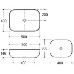 Kronenbach Cube Aufsatzwaschtisch 50 X 40 Cm -Kronenbach hersteller kronenbach badkeramik aufsatzwaschtische cube 49 1989982