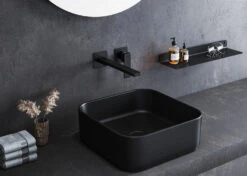 Kronenbach Cube Black Edition Aufsatzwaschtisch 38,5 X 38,5 Cm -Kronenbach hersteller kronenbach badkeramik aufsatzwaschtische cube black 12488139