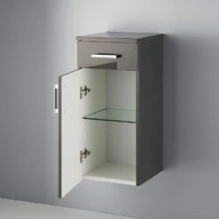 Kronenbach Plana Unterschrank 35 X 35 X 75,6 Cm, 1 Auszug, 1 Tür, Anschlag Links