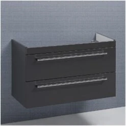 Kronenbach Plana Waschtischunterschrank 100 Cm Mit 2 Auszügen