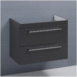 Kronenbach Plana Waschtischunterschrank 80 Cm Mit 2 Auszügen