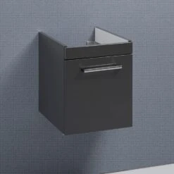 Kronenbach Plana Waschtischunterschrank 45 Cm Mit 1 Auszug