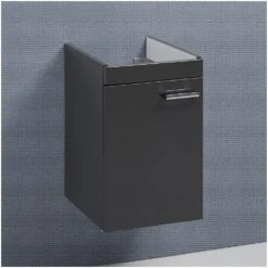 Kronenbach Plana 100 Waschtischunterschrank 45 Cm Mit 1 Tür, Anschlag Links