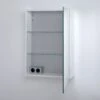 Kronenbach Plana 2.0 Spiegelschrank 40 Cm Mit 1 Tür Und LED-Aufsatzleuchte, Anschlag Rechts