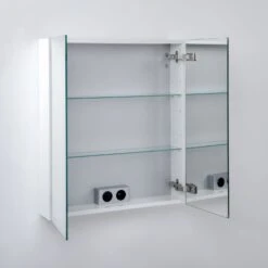 Kronenbach Plana 2.0 Spiegelschrank 70 Cm Mit 2 Türen Und LED-Aufsatzleuchte