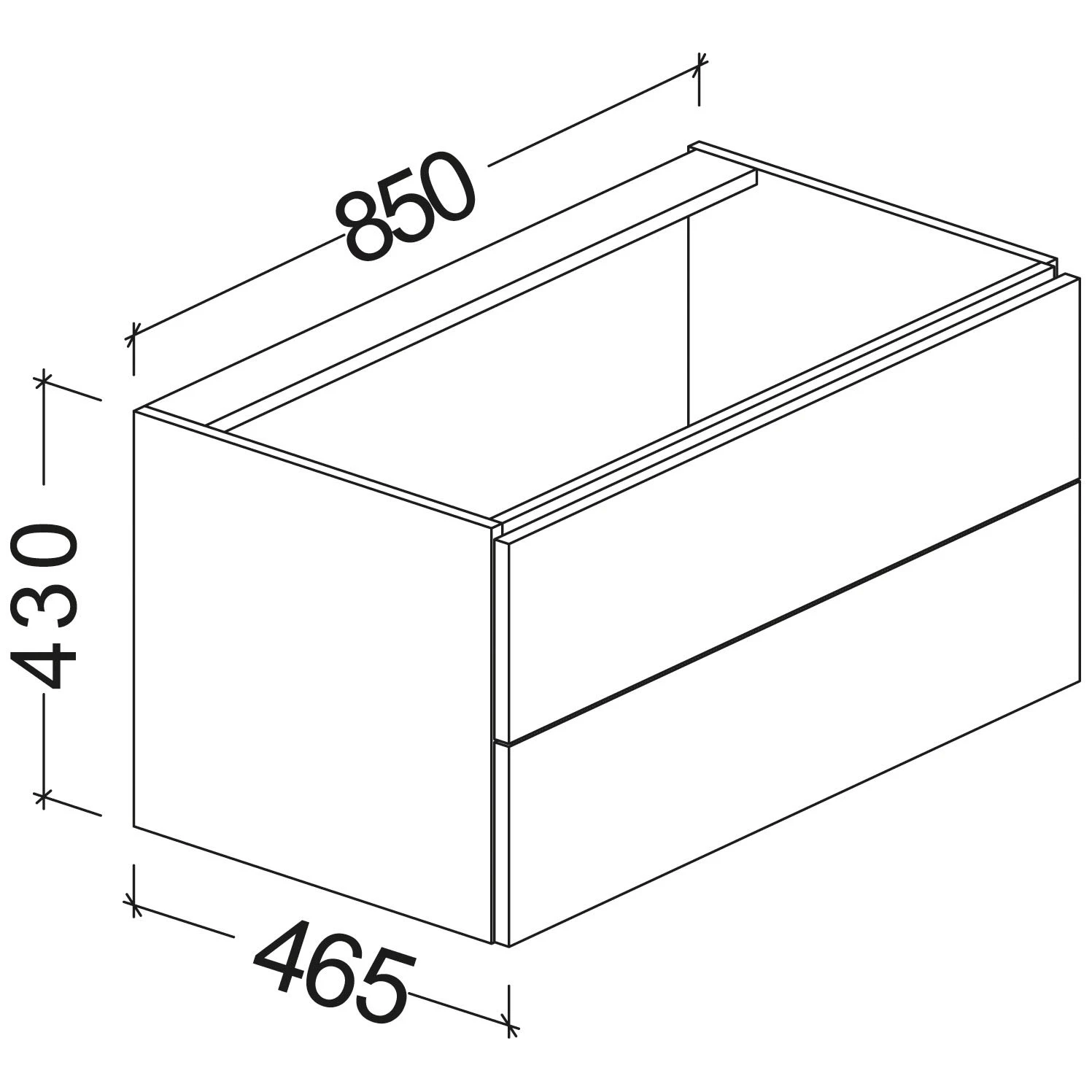 Kronenbach Plana 2.0 Waschtischunterschrank für Geberit iCon 90 cm mit 2 Auszügen Kronenbach Plana 2.0 Waschtischunterschrank Für Geberit ICon 90 Cm Mit 2 Auszügen -Kronenbach hersteller kronenbach badmoebel plana 2 waschtischunterschraenke 2385034