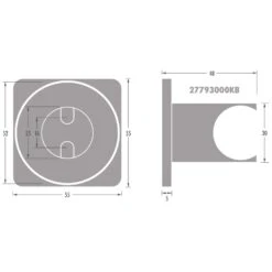 Kronenbach SUPRA 2.0 Brausenhalter Softedge