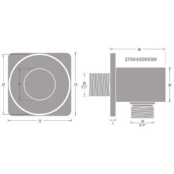 Kronenbach SUPRA 2.0 Wandanschlussbogen Softedge