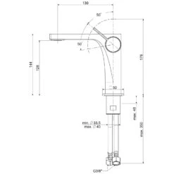 Kronenbach Krona 2.0 Waschtisch-Einhebelmischer Ohne Ablaufgarnitur -Kronenbach hersteller kronenbach krona 2 waschtisch einhebelmischer 3314039