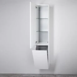 Kronenbach Plana 2.0 Hochschrank 35 X 168 Cm Mit 1 Tür, 1 Wäschekippe, Anschlag Links