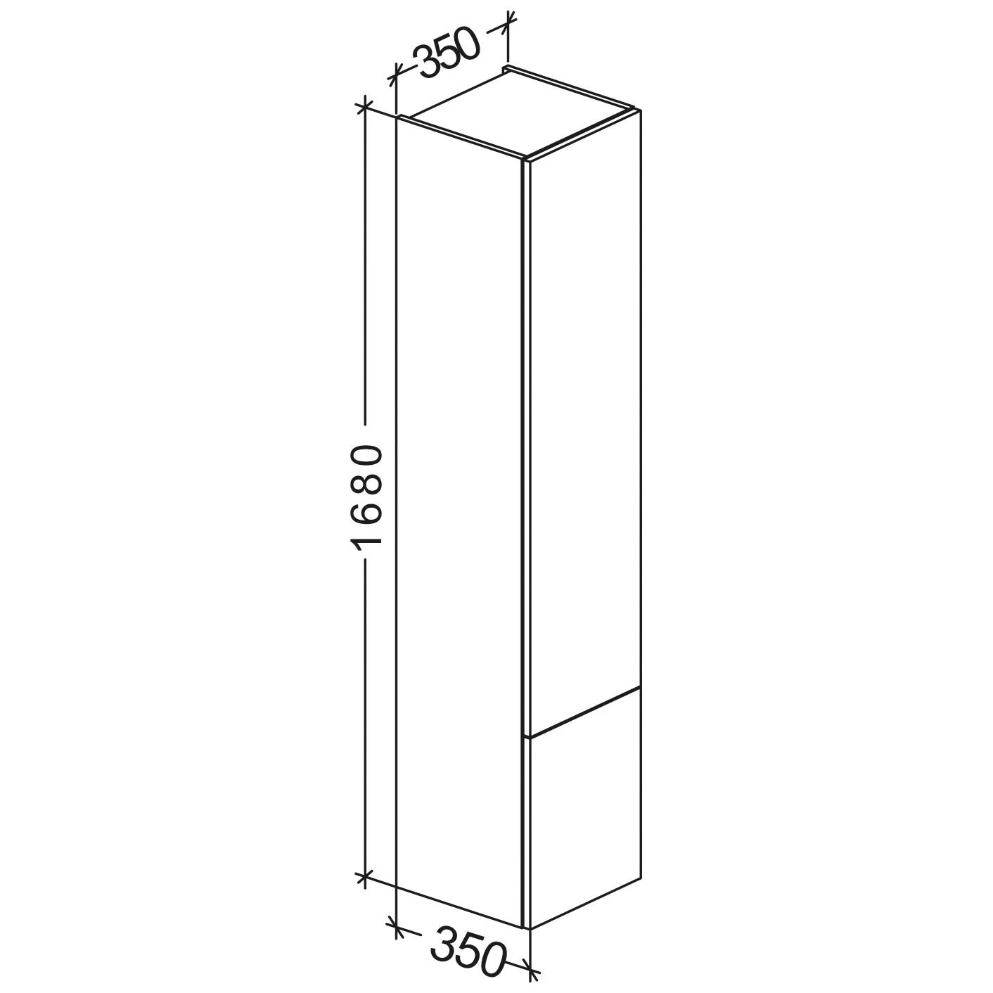 Kronenbach Plana 2.0 Hochschrank 35 x 168 cm mit 1 Tür, 1 Wäschekippe, Anschlag rechts Kronenbach Plana 2.0 Hochschrank 35 X 168 Cm Mit 1 Tür, 1 Wäschekippe, Anschlag Rechts -Kronenbach hersteller kronenbach plana 2 hochschraenke hochschrank 2384989