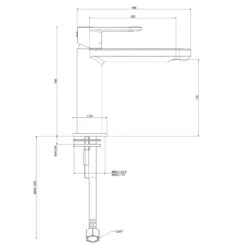 Kronenbach Plana 2.0 Waschtisch-Einhebelmischer Ohne Ablaufgarnitur -Kronenbach hersteller kronenbach plana 2 waschtisch einhebelmischer 3223058