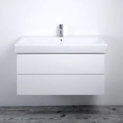 Kronenbach Plana 2.0 Waschtischunterschrank Für Geberit ICon 75 Cm Mit 2 Auszügen