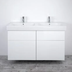 Kronenbach Plana 2.0 Waschtischunterschrank Für Geberit ICon 120 Cm Mit 4 Auszügen