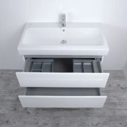 Kronenbach Plana 2.0 Waschtischunterschrank Für Geberit ICon 90 Cm Mit 2 Auszügen 2 Kronenbach Plana 2.0 Waschtischunterschrank Für Geberit ICon 90 Cm Mit 2 Auszügen -Kronenbach hersteller kronenbach plana 2 waschtischunterschraenke waschtischunterschrank 2119729