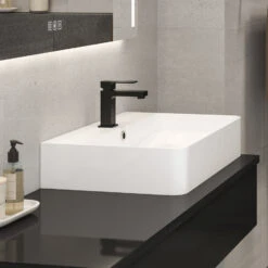 Kronenbach Quara 2.0 Black Waschtisch-Einhebelmischer -Kronenbach hersteller kronenbach quara 2 black wanne 4785935