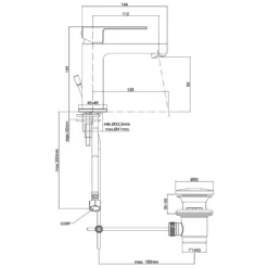 Kronenbach Quara 2.0 Waschtisch-Einhebelmischer -Kronenbach hersteller kronenbach quara 2 waschtisch einhebelmischer 1050542