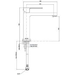 Kronenbach Quara 2.0 XL-Size Waschtisch-Einhebelmischer Ohne Ablaufgarnitur -Kronenbach hersteller kronenbach quara 2 waschtisch m 1315019