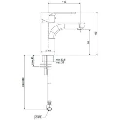 Kronenbach Radia 2.0 Waschtisch-Einhebelmischer Ohne Ablaufgarnitur -Kronenbach hersteller kronenbach radia 2 waschtisch einhebelmischer 1270584