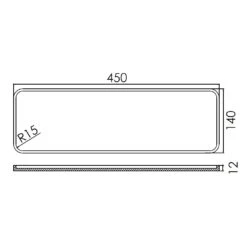 Kronenbach Stone Tablett 45 Cm -Kronenbach kronenbach bad accessoires stone tablett 47 6994974