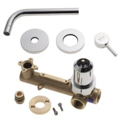 Kronenbach Lima 2.0 Waschtisch-Wandarmatur 17,5 Cm Inkl. Grundkörper -Kronenbach kronenbach badarmaturen lima 2 waschtisch wandarmatur 7222983