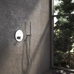 Kronenbach Smart Push Thermostat Unterputz Für 2 Verbraucher, Runde Ausführung