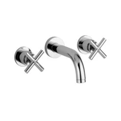 Kronenbach Zeta 2.0 Dreiloch-UP-Waschtischmischer Ausladung 24,5 Cm