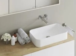 Kronenbach Cube Aufsatzwaschtisch 60,5 X 35 Cm -Kronenbach kronenbach badkeramik aufsatzwaschtische cube 60 5 10065995