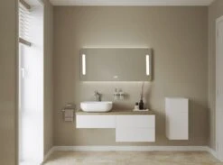 Kronenbach Cube Highboard 30 X 64,6 Cm, 1 Auszug, 1 Tür, Anschlag Rechts, Mit TIP-ON -Kronenbach kronenbach badmoebel cube hochschraenke highboard 30 10060730