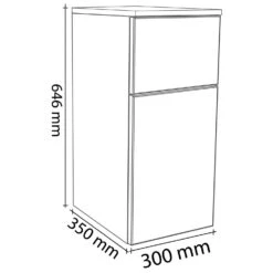 Kronenbach Cube Highboard 30 X 64,6 Cm, 1 Auszug, 1 Tür, Anschlag Links, Mit TIP-ON 2 Kronenbach Cube Highboard 30 X 64,6 Cm, 1 Auszug, 1 Tür, Anschlag Links, Mit TIP-ON -Kronenbach kronenbach badmoebel cube hochschraenke highboard 30 3973457