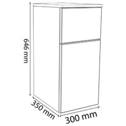 Kronenbach Cube Highboard 30 X 64,6 Cm, 1 Auszug, 1 Tür, Anschlag Rechts, Mit TIP-ON -Kronenbach kronenbach badmoebel cube hochschraenke highboard 30 4024439