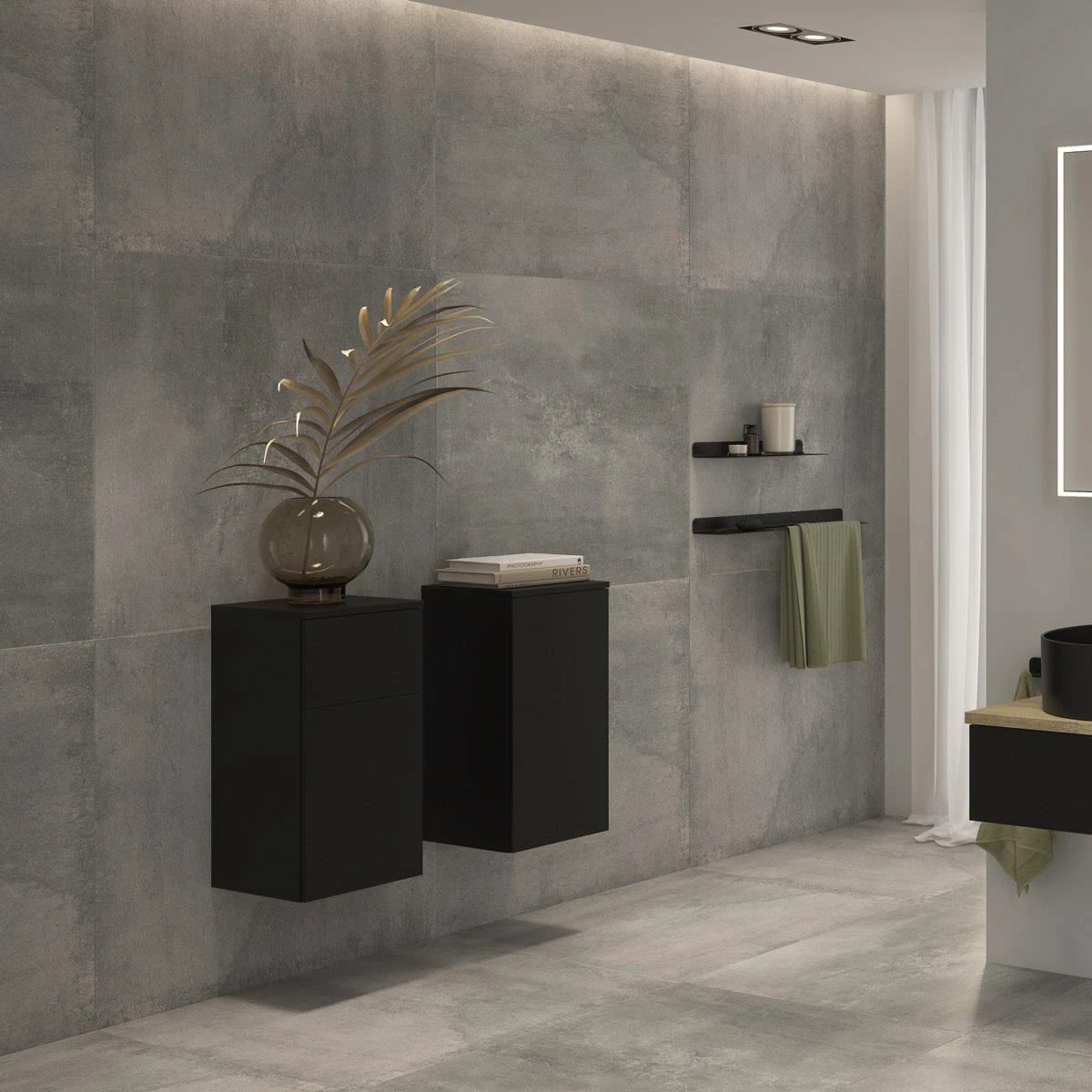 Kronenbach Cube Highboard 30 x 64,6 cm, 1 Tür, Anschlag rechts, mit TIP-ON Kronenbach Cube Highboard 30 X 64,6 Cm, 1 Tür, Anschlag Rechts, Mit TIP-ON -Kronenbach kronenbach badmoebel cube hochschraenke highboard 30 4823459