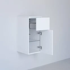 Kronenbach Cube Highboard 30 X 64,6 Cm, 1 Auszug, 1 Tür, Anschlag Rechts, Mit TIP-ON