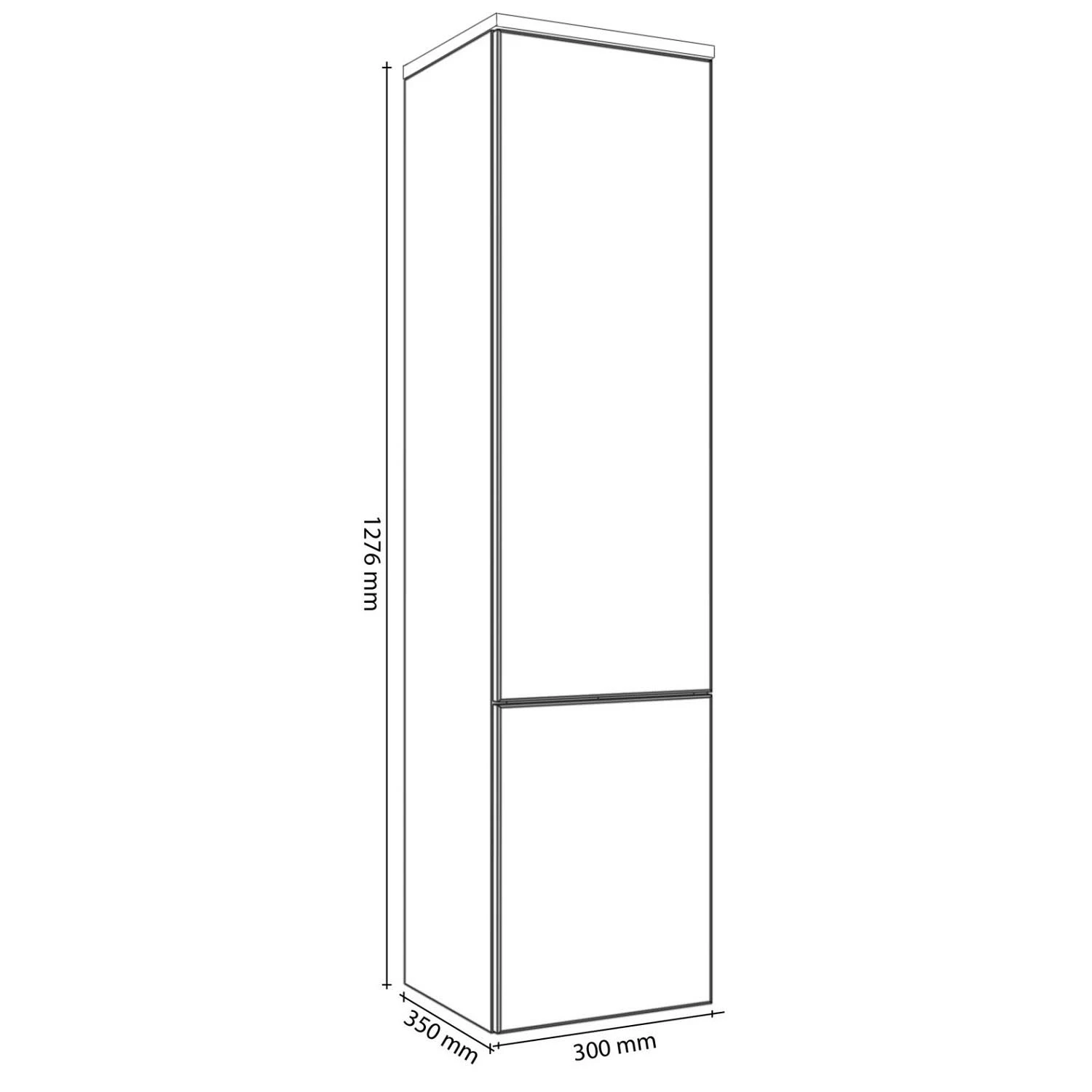 Kronenbach Cube Maxiboard 30 x 127,6 cm, 2 Türen, Anschlag rechts, mit TIP-ON Kronenbach Cube Maxiboard 30 X 127,6 Cm, 2 Türen, Anschlag Rechts, Mit TIP-ON -Kronenbach kronenbach badmoebel cube hochschraenke maxiboard 30 4823603