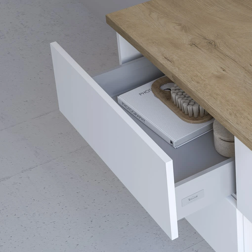 Kronenbach Cube Sideboard 101 cm mit 2 Auszügen und TIP-ON Kronenbach Cube Sideboard 101 Cm Mit 2 Auszügen Und TIP-ON -Kronenbach kronenbach badmoebel cube sideboards 100 cm 8730131