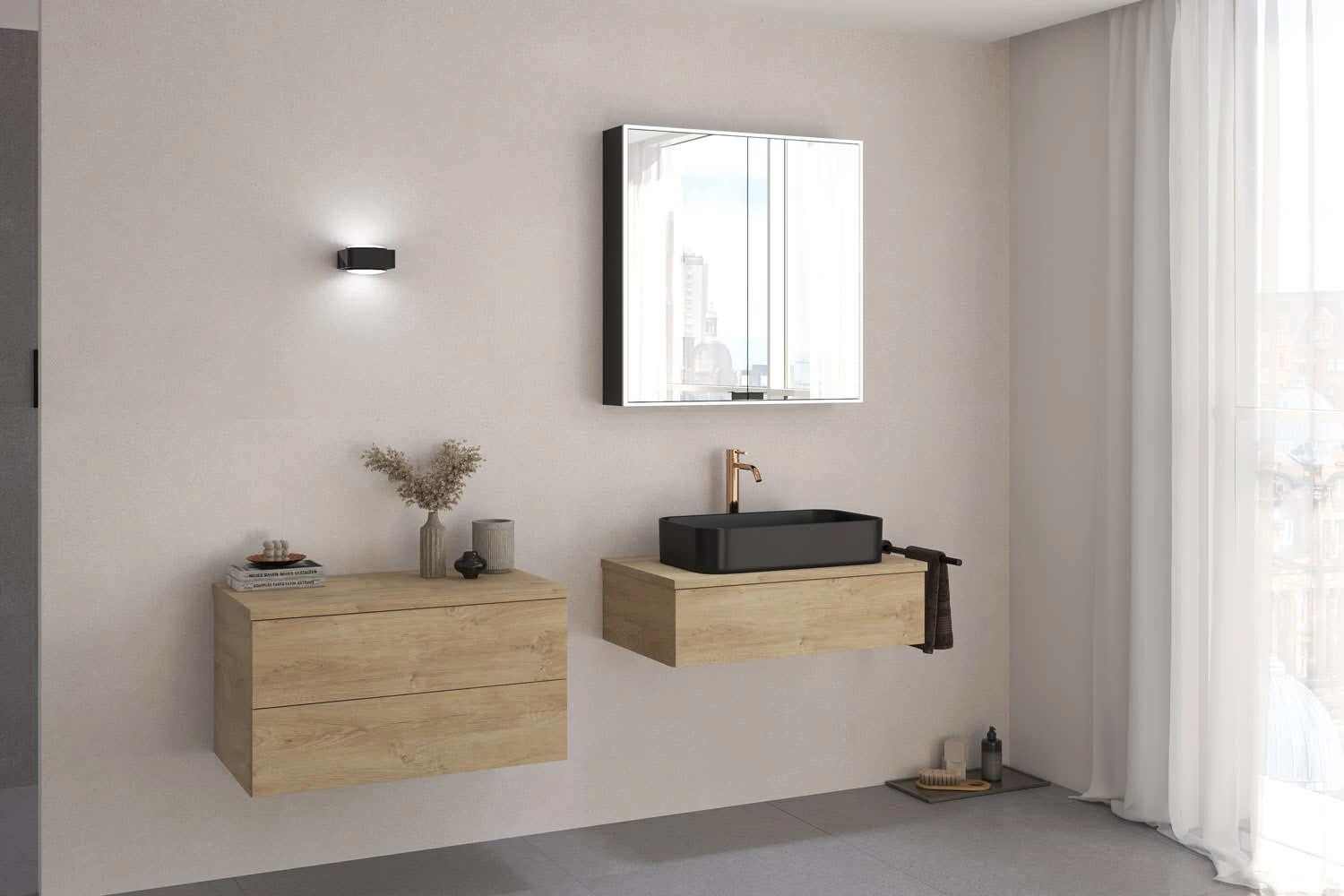 Kronenbach Cube Sideboard 81 cm mit 2 Auszügen und TIP-ON Kronenbach Cube Sideboard 81 Cm Mit 2 Auszügen Und TIP-ON -Kronenbach kronenbach badmoebel cube sideboards 80 cm 8730272