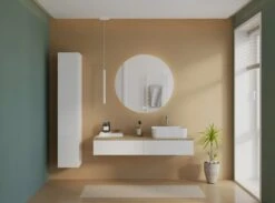 Kronenbach Cube Waschtischkonsole 141 Cm Mit 2 Auszügen Und TIP-ON -Kronenbach kronenbach badmoebel cube waschtischkonsolen 140 cm 10060550